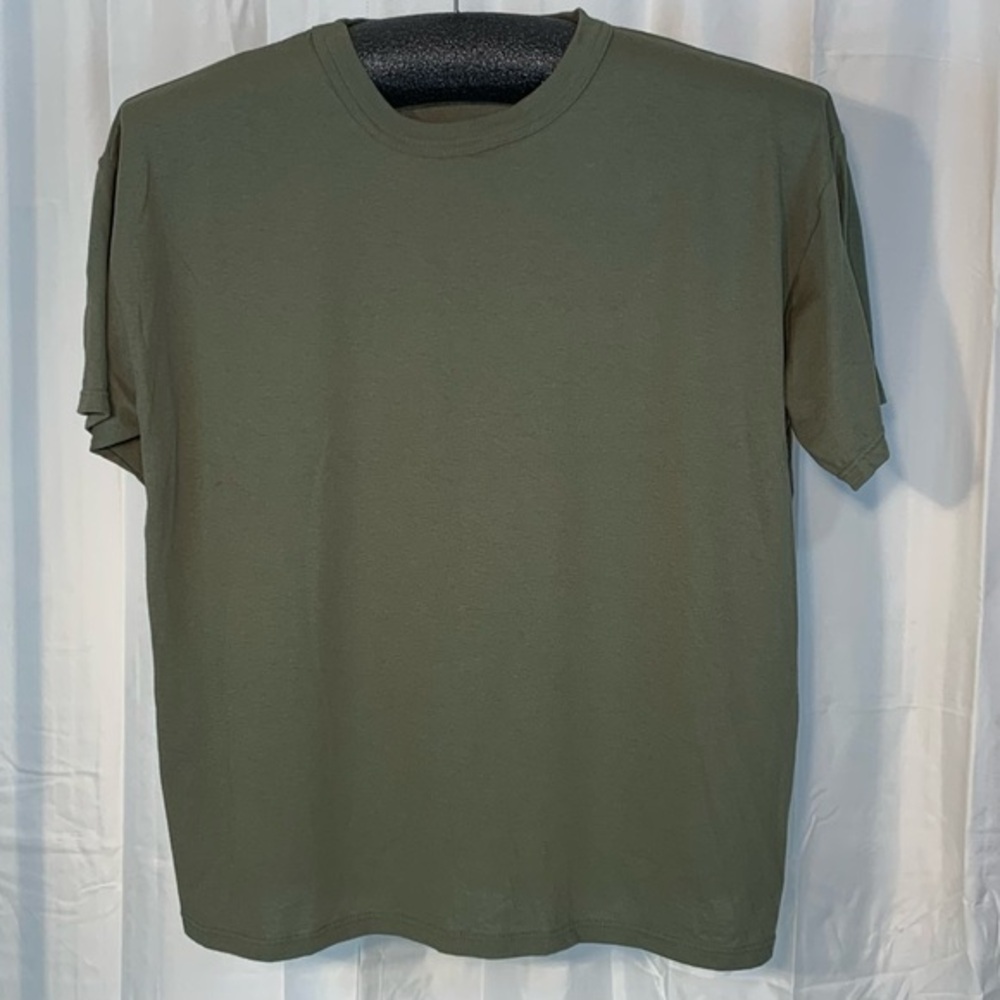 Soffe olive drab green short sleeve tee shirt.